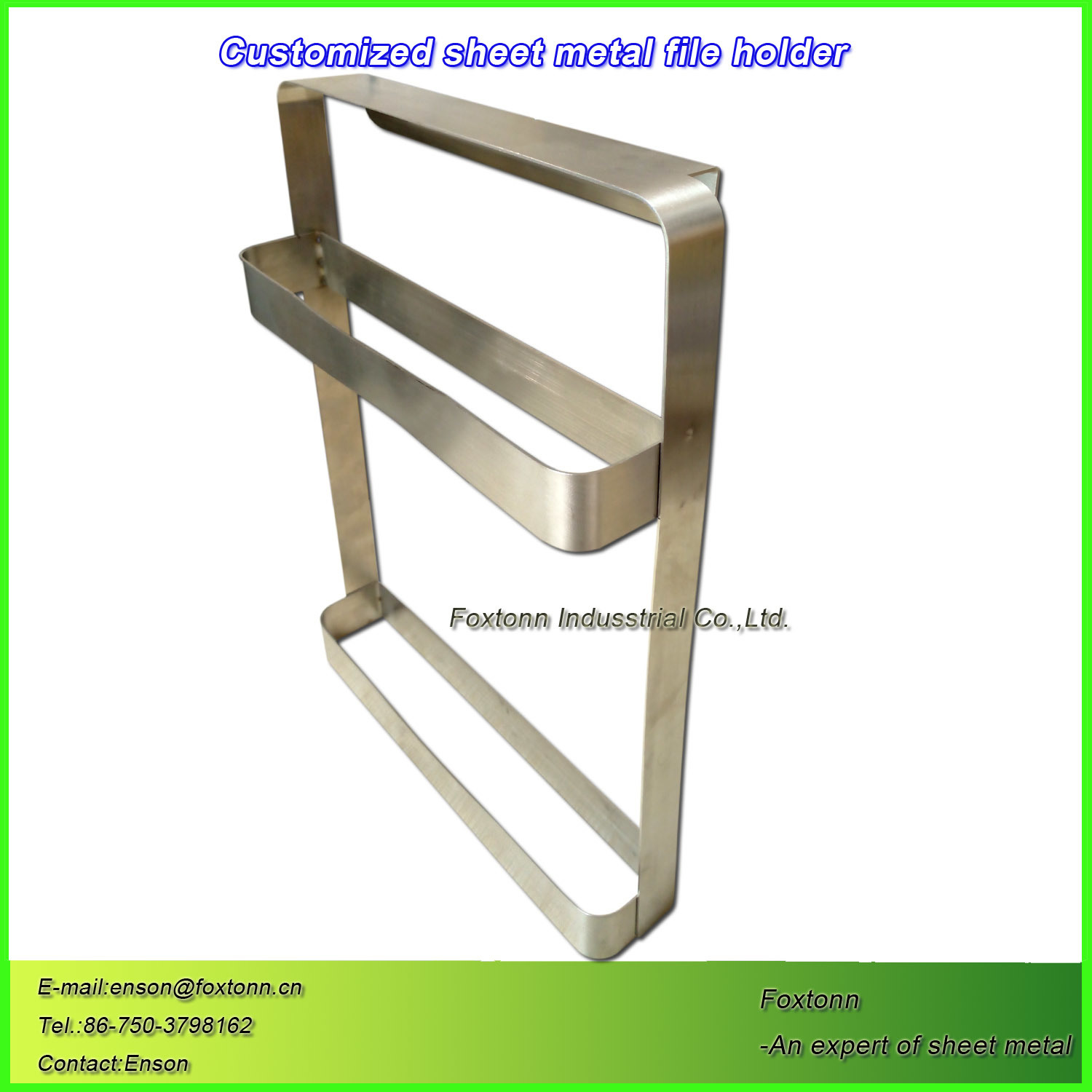 Stainless Steel Hanging File Holder Sheet Metal Welding Parts