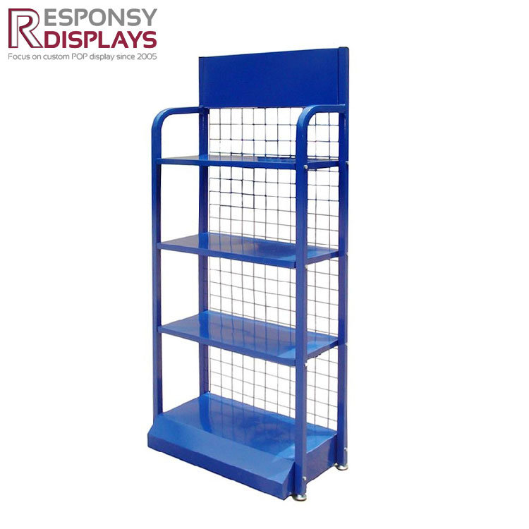 Retail Bespoke Metal Engine Lubricant Oil Display Rack