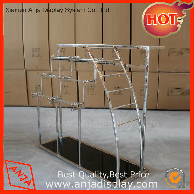 Stainless Steel Clothing Display Stand for Shop