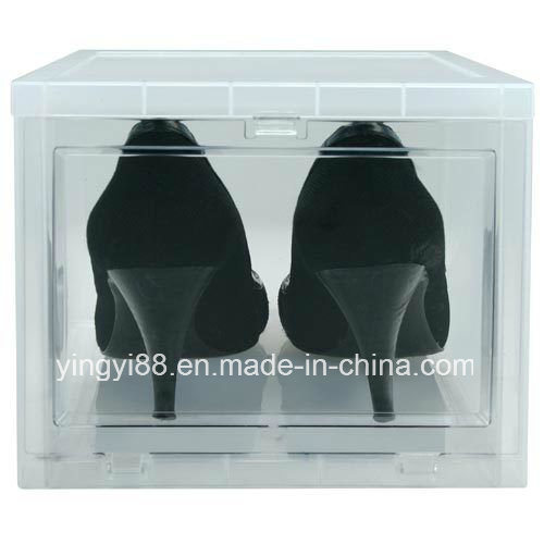 Super Quality Drop Front Shoe Box with Drop Front Opening