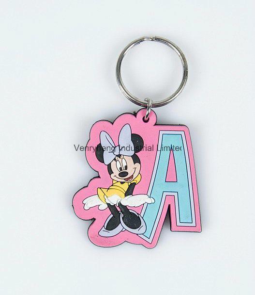 Audit Wal-Mart Promotional Cheap Custom Soft PVC Rubber 3D Soft PVC Rubber Keychain