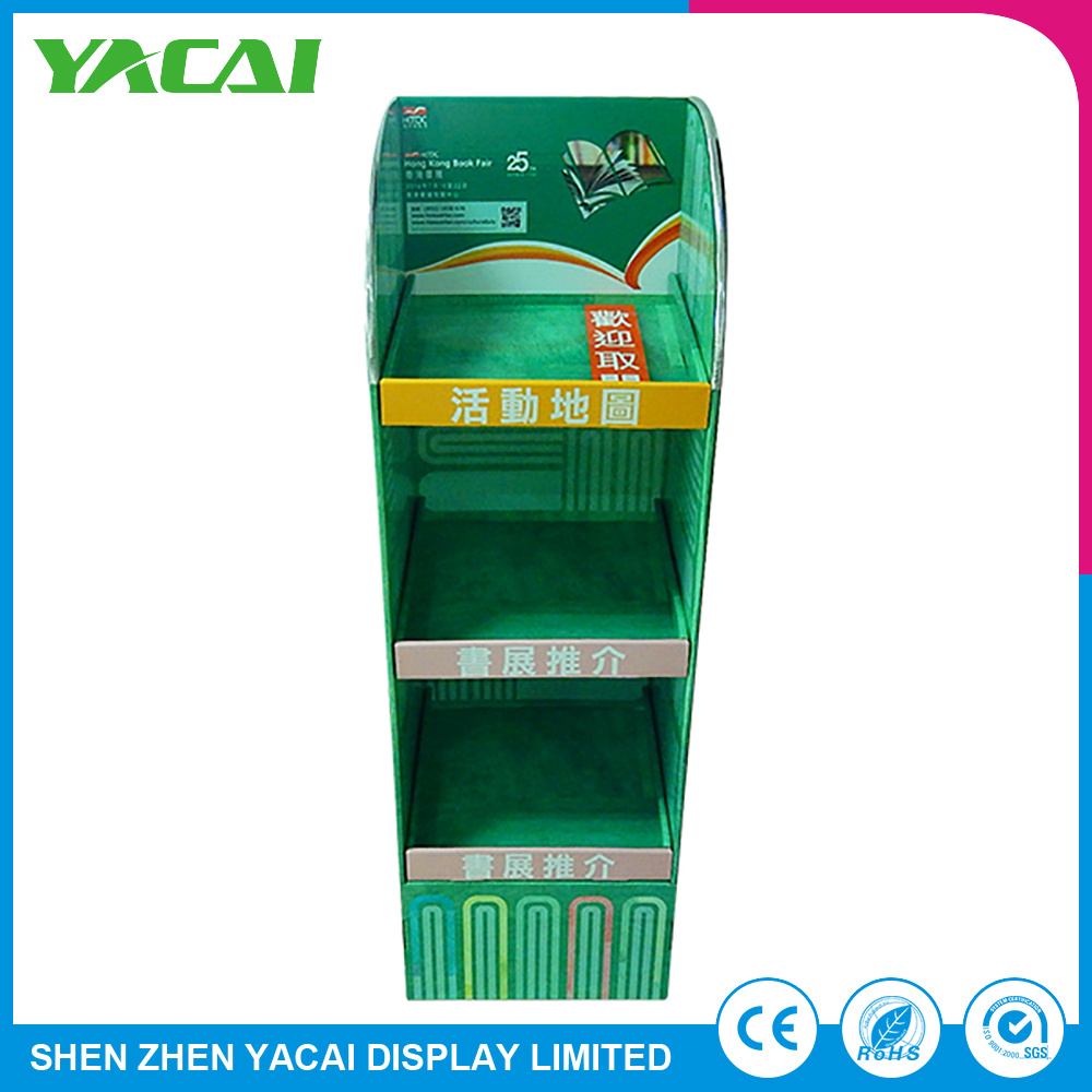 Floor Display Stand Paper Indoor Exhibition Rack