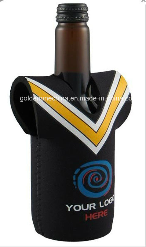 Promotion Gift Neoprene Custom Printed T Shirt Bottle Holder