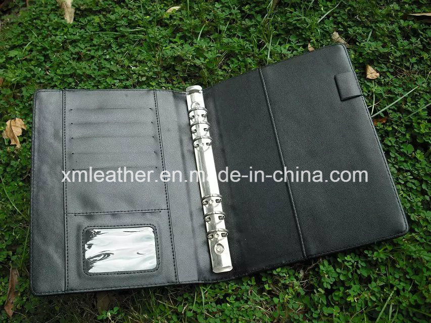 Embossing Conference Folder Leather File Holder for Interview