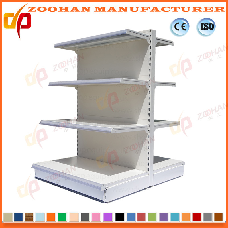 Metal Double Side Supermarket Display Shelf (ZHs644)