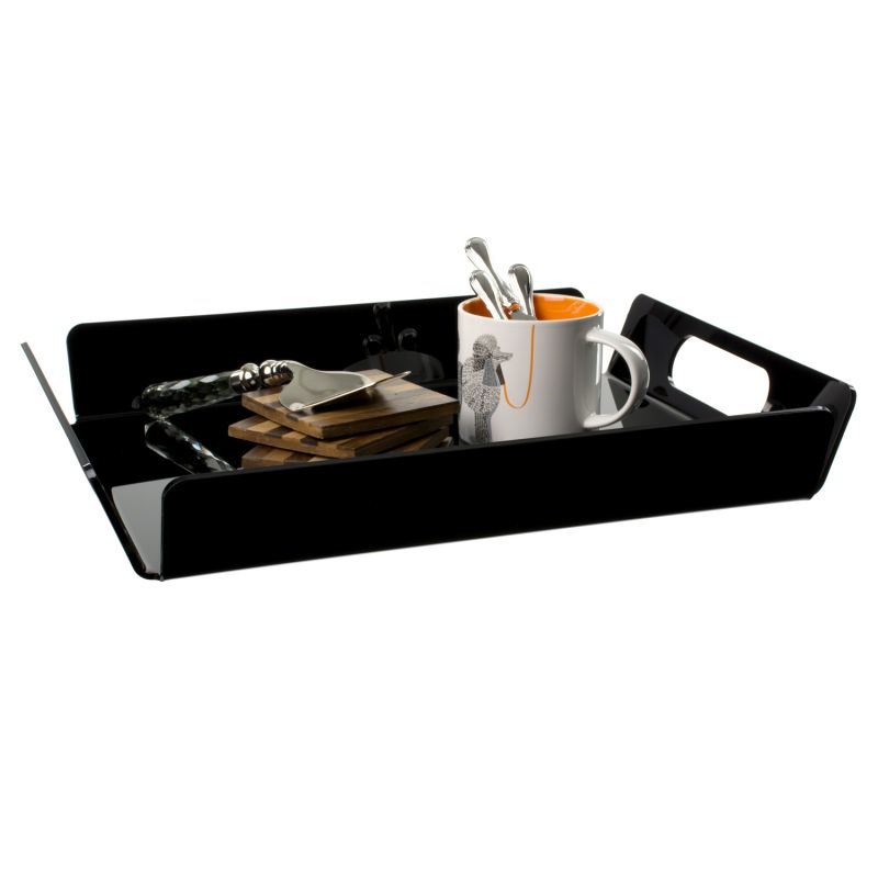 Small Black Acrylic Serving Tray