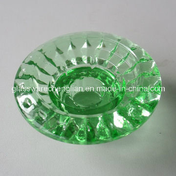 Color-Sprayed Glass Candle Holder (ZT-080)