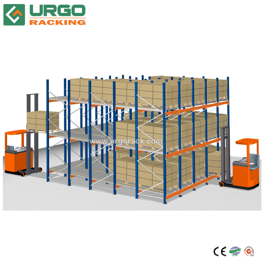 Heavy Duty Pallet Flow Rack for Gravity Goods