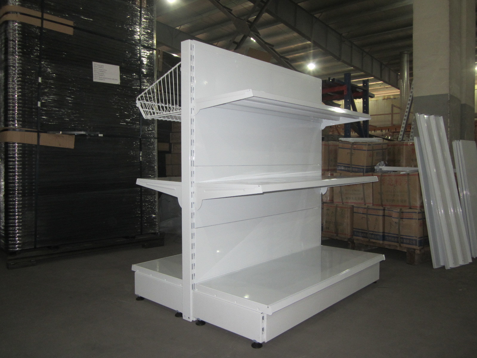 White Color Double Shelf for Sale