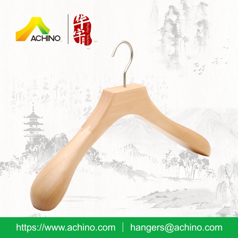 Deluxe Wooden Hanger with Bar (ACH111)