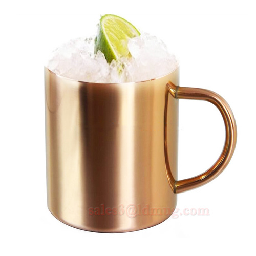 Stainless Steel Metal Coffee Cup Copper Coffee Cup