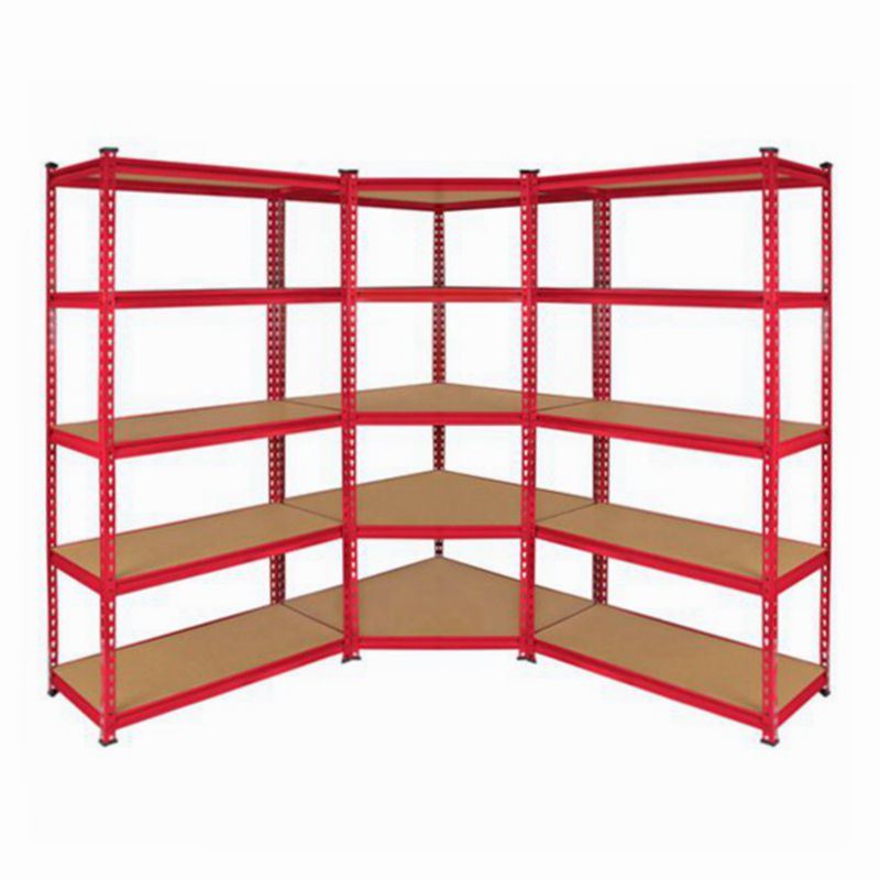 3 Bay 5 Tiers Workshop Racking Heavy Duty Metal Boltless Shelving