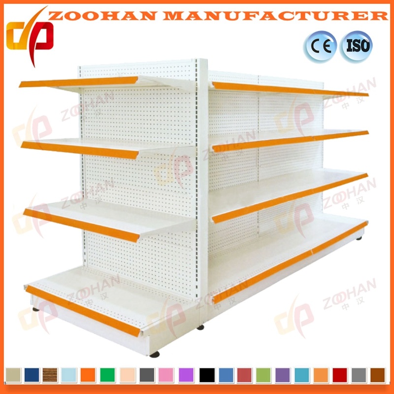 Supermarket Retail Storage Display Shelving Metal Wall Shelves Fixtures (Zhs439)