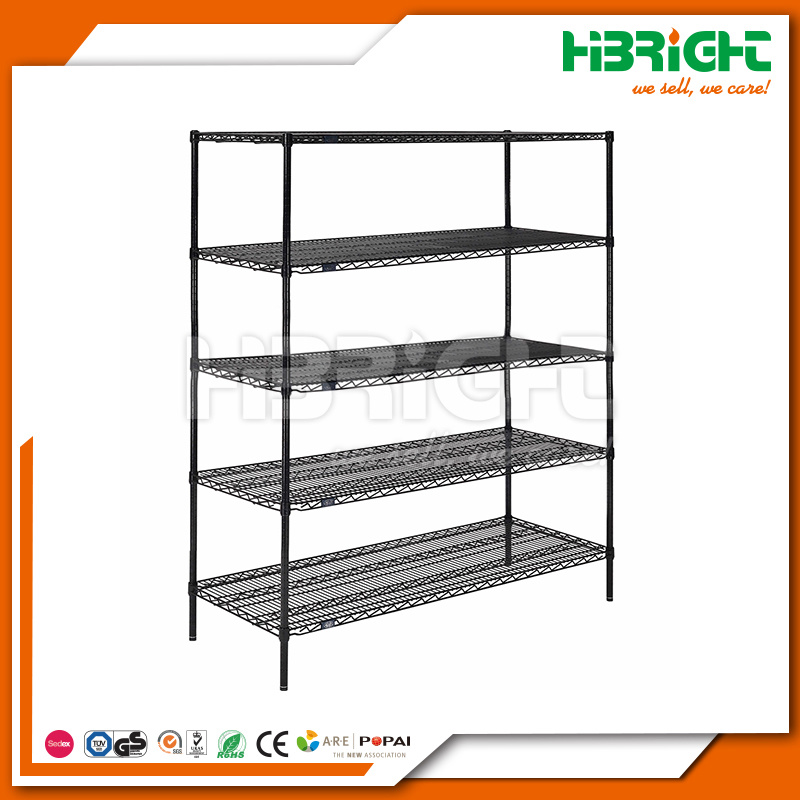 Knock Down DIY Chromed Wire Mesh Rack