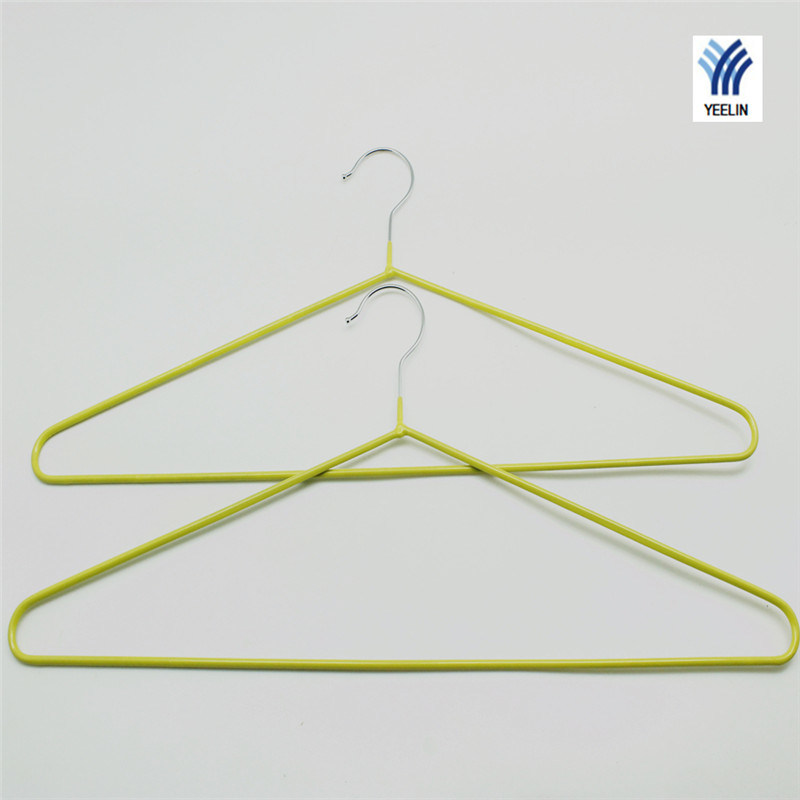 Yeelin Green PVC Coating Laundry Hanger Light Weight