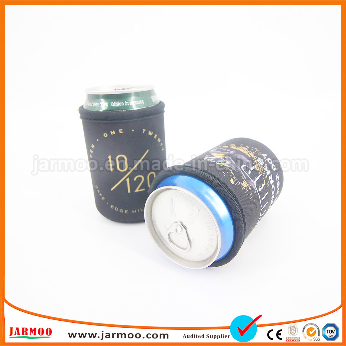 Promotional Neoprene Snap Can Cooler