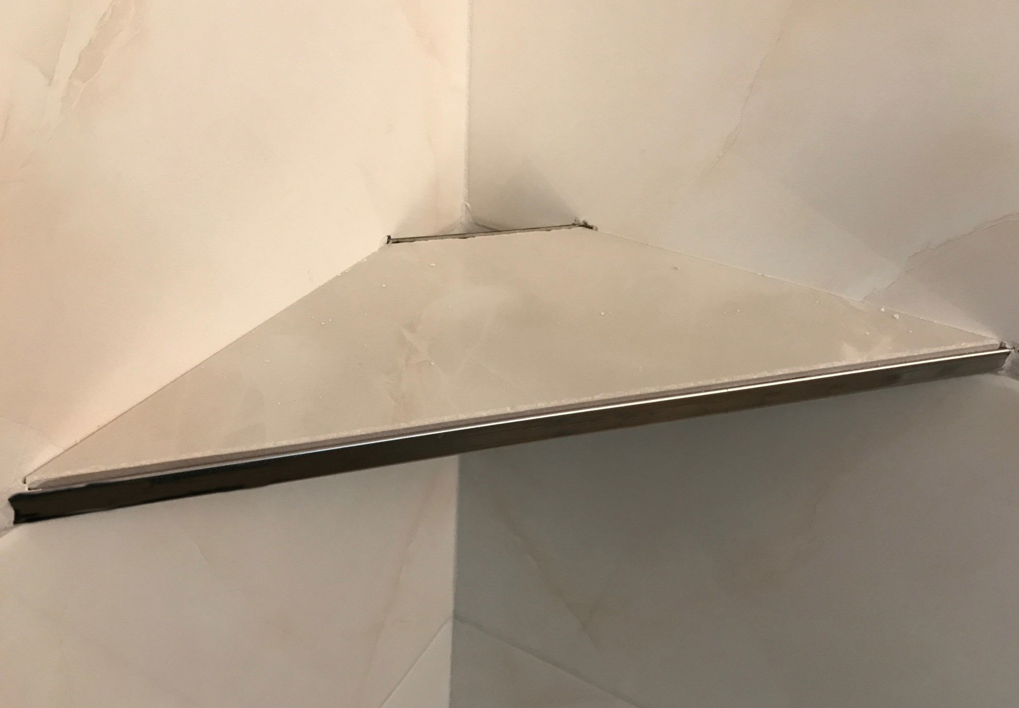 Stainless Steel Triangle Shelf