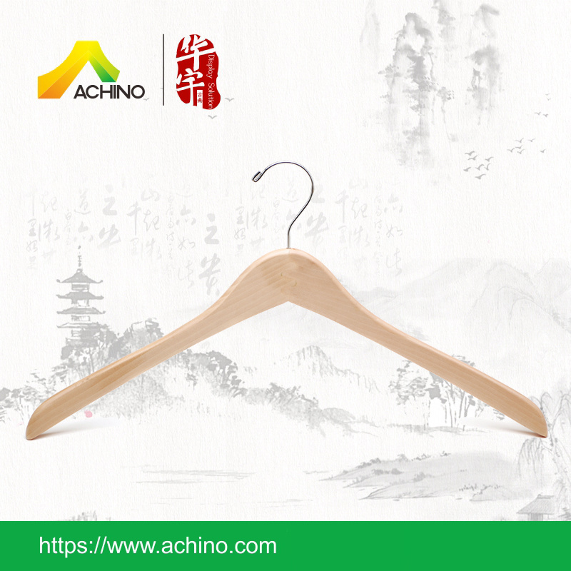 Wooden Clothes Hangers with Hook