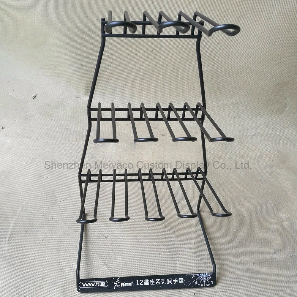 Unique Shape of The Desktop Hooks Hand Cream Display Stand Skin Care Products Display Rack