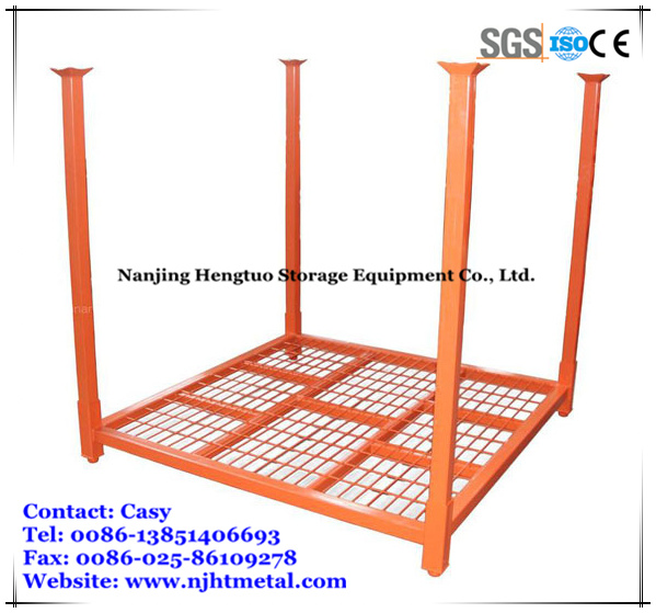 Warehouse Storage Heavy Duty Steel Stacking Tire Rack