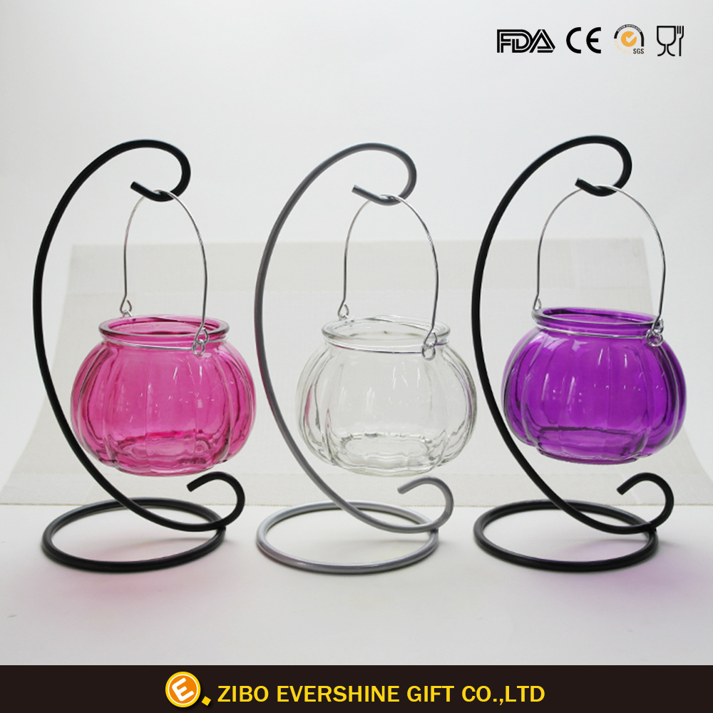 Wholesale Religious Hanging Glass Candle Jars Lanterns