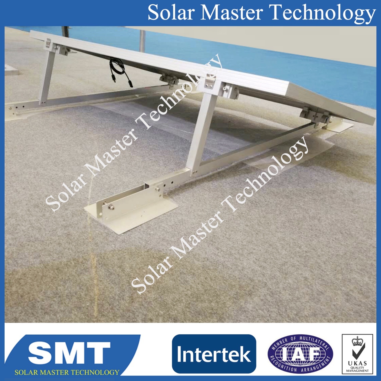 Concret Roof Aluminum Triangle Solar Mounting Rack