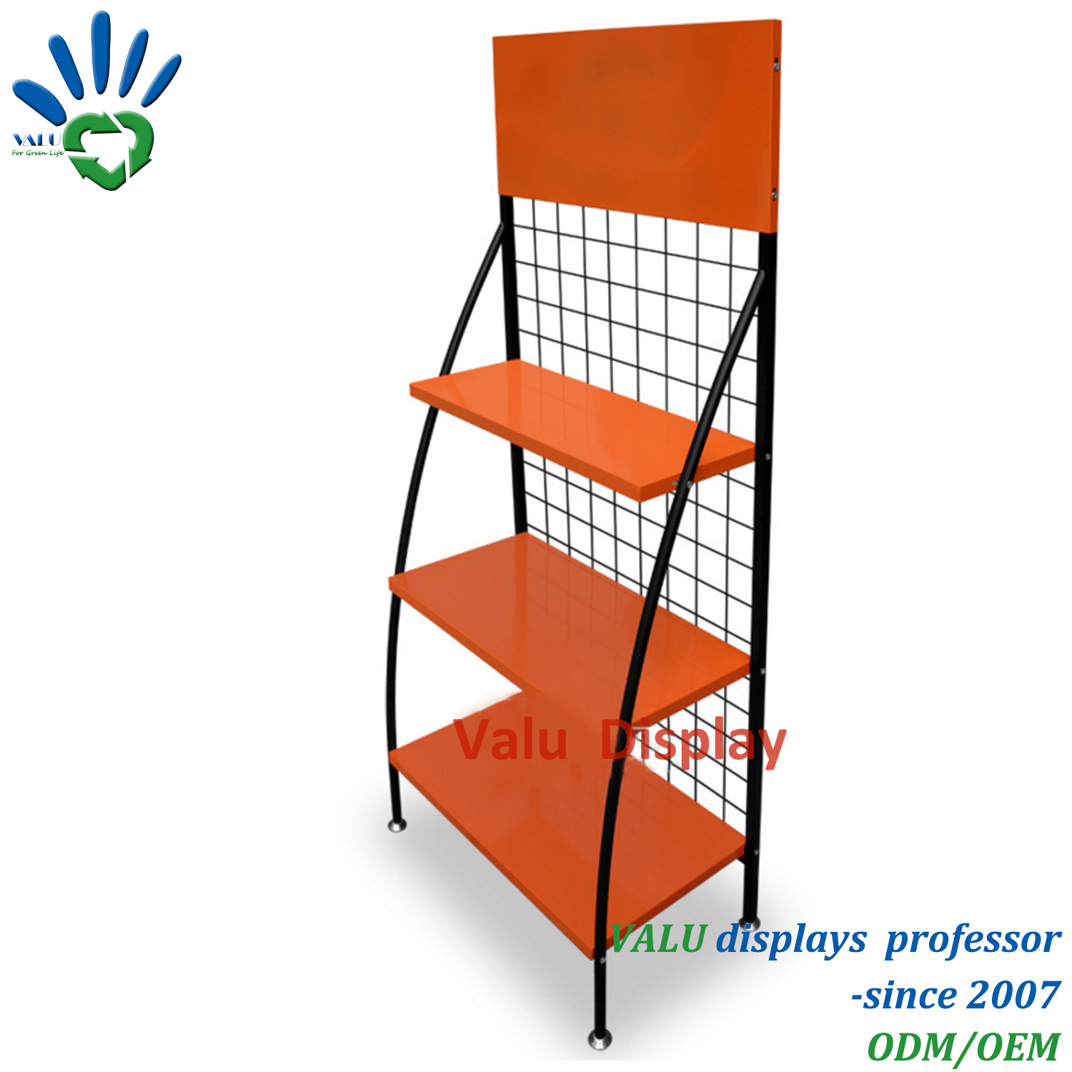 Metal Auto Parts Shop Metal Shelves, Lubricating Oil Display Rack