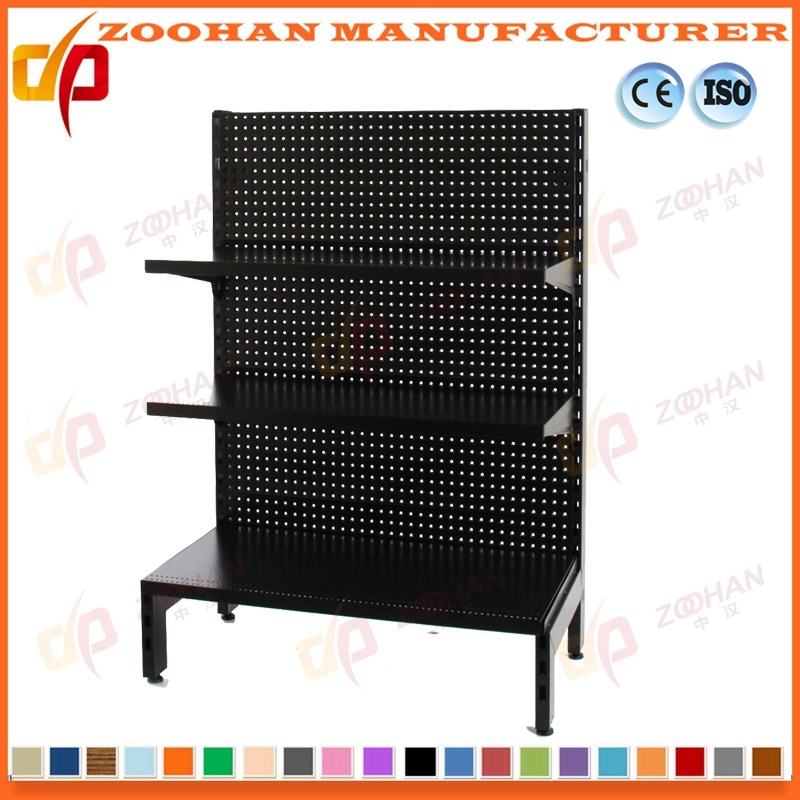 Industrial Steel Wall Shelves Supermarket Display Racks Storage Shelves (Zhs376)