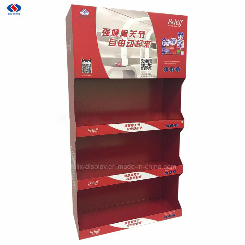 Custom Drug Store POS Metal Desktop Medicine Pharmacy Shelves