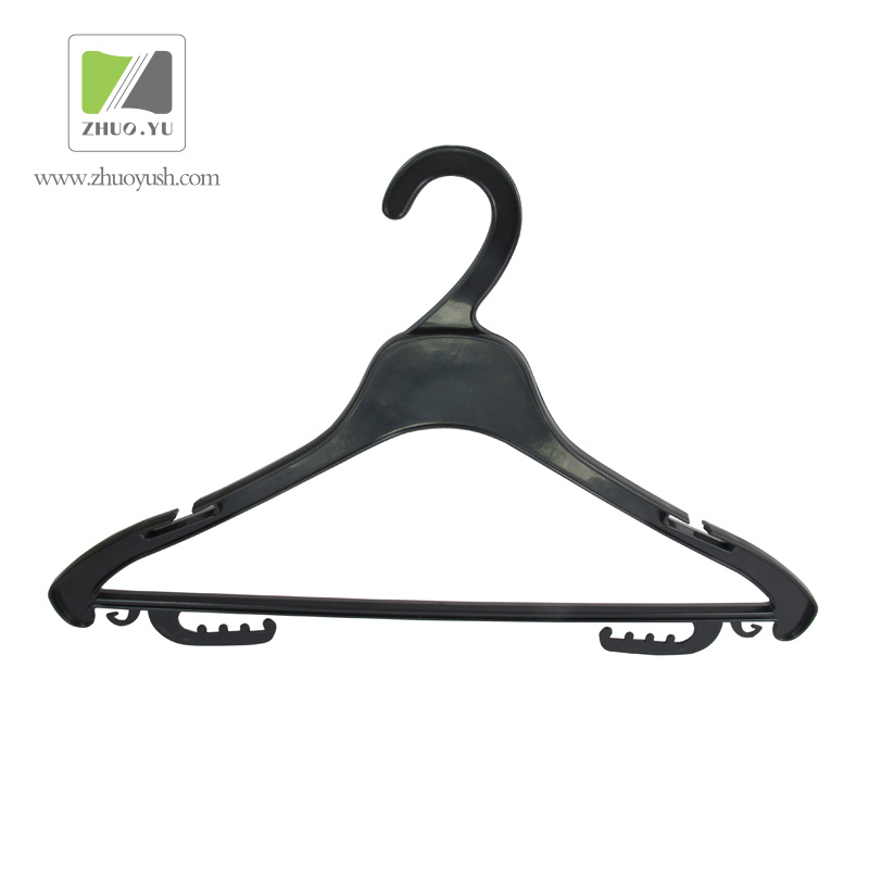 Custom Black PP Plastic Suit / Pant Hanger