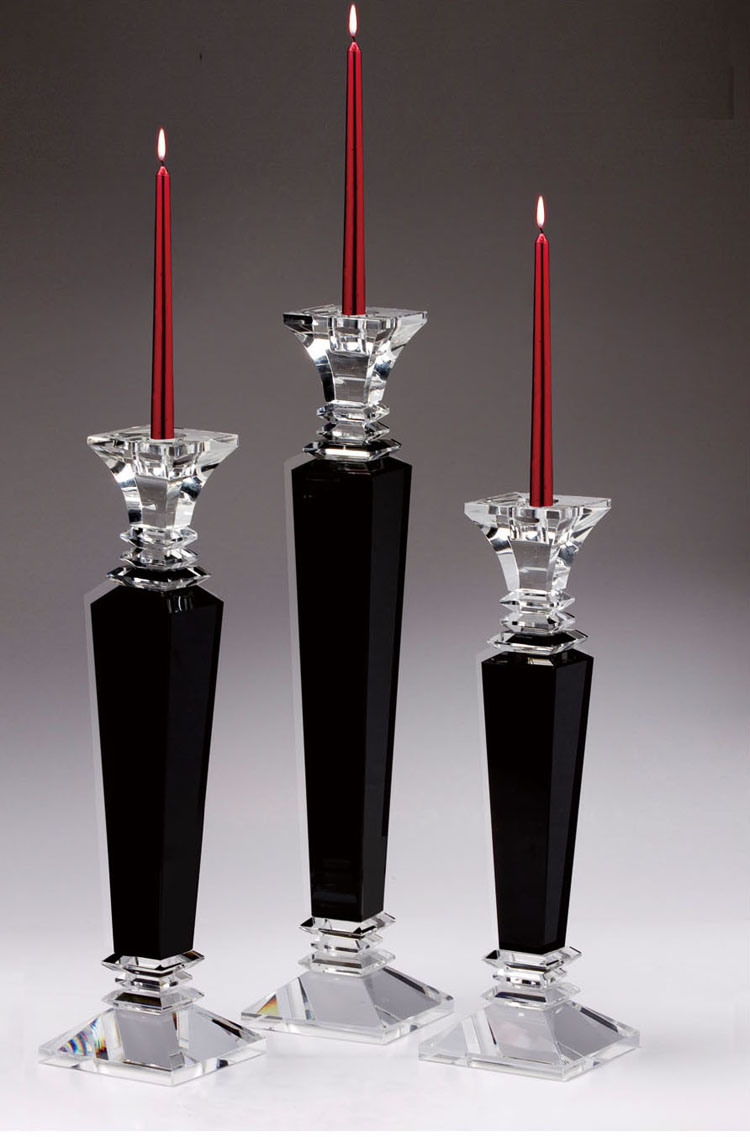 Crystal Glass Candlestick for Wedding