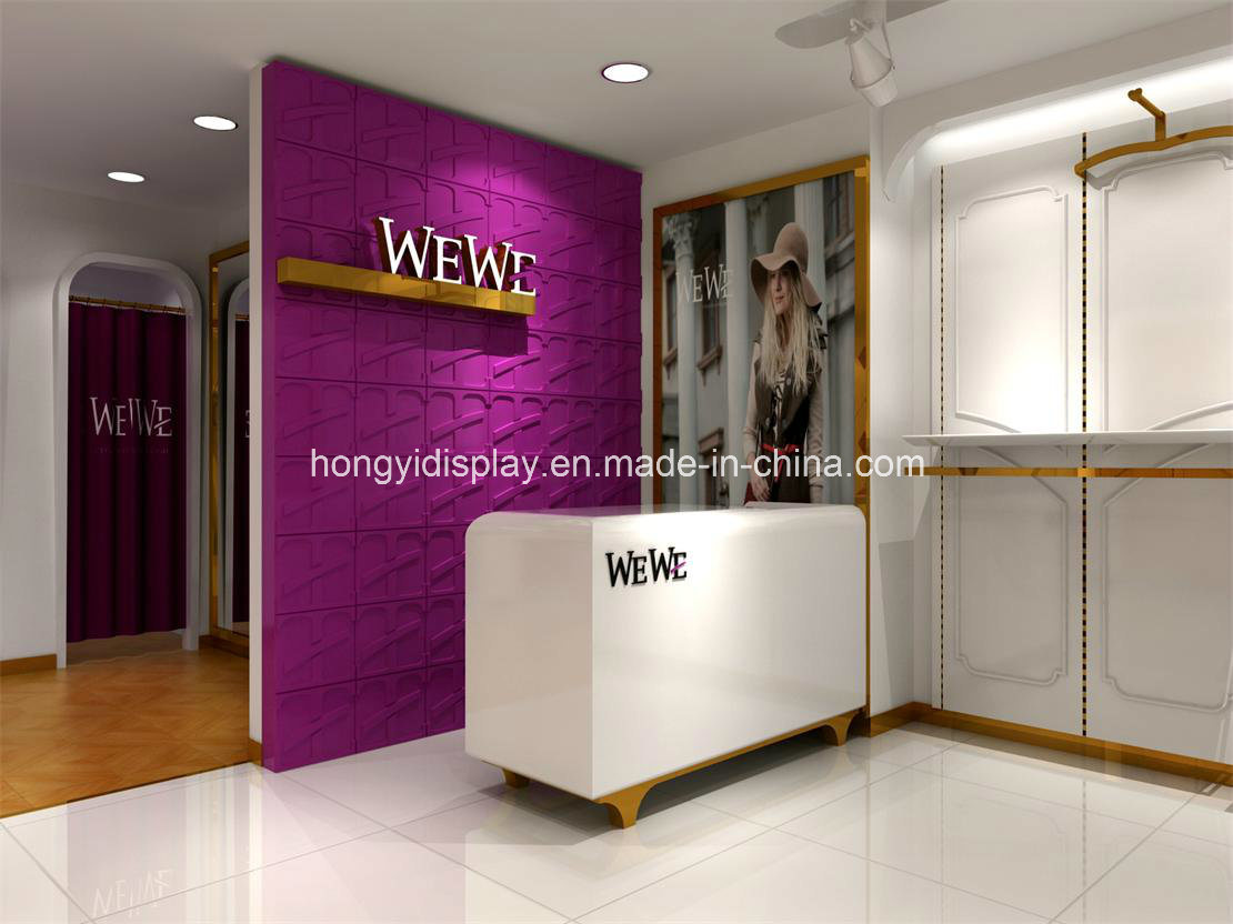 Ladies Garment Shop with Image Wall, Wall Panel