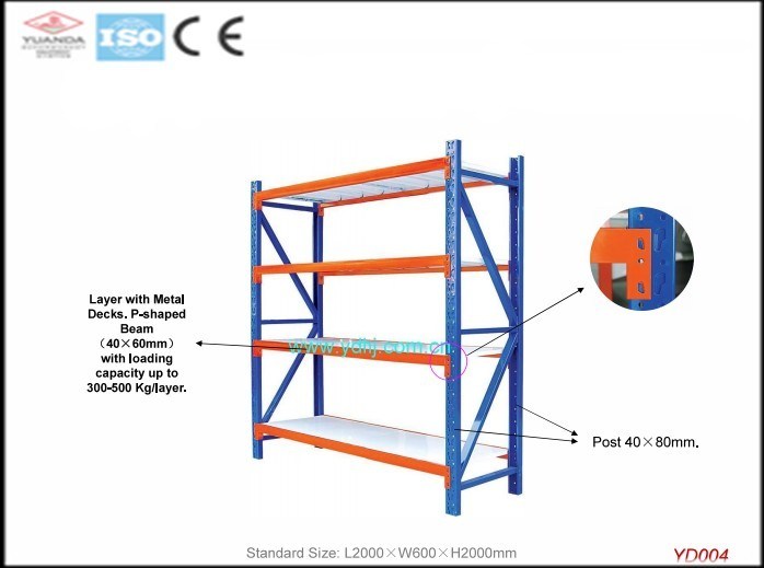 Supermarket Pallet Display Steel Rack Storage Shelf (YD-003)