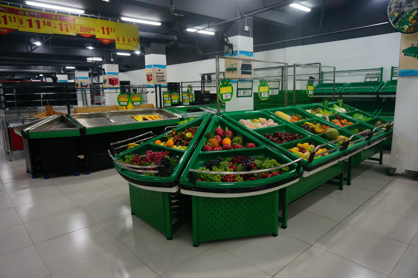 High Quality Fruit Vegetable Display Rack for Supermarket