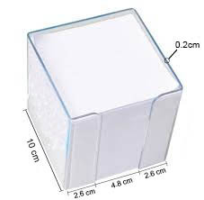 Clear Acrylic Memo Holder