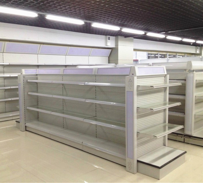 Supermarket Cosmetic Display Shelf, Gondola Shelf, Lotion Display Shelves