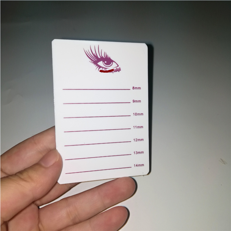 Custom High Quality Acrylic White Eyelash Tray