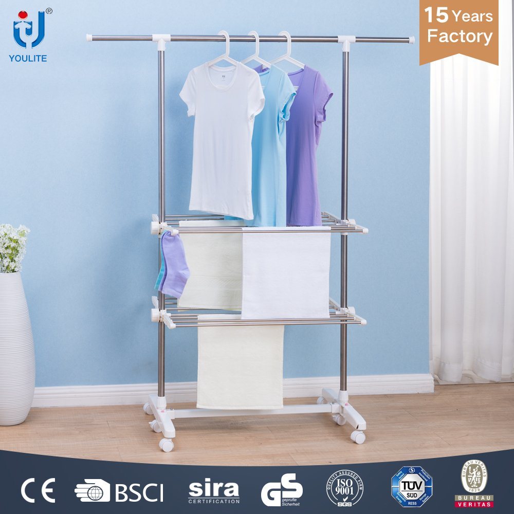 Metal Single Rod Clothes Hanger