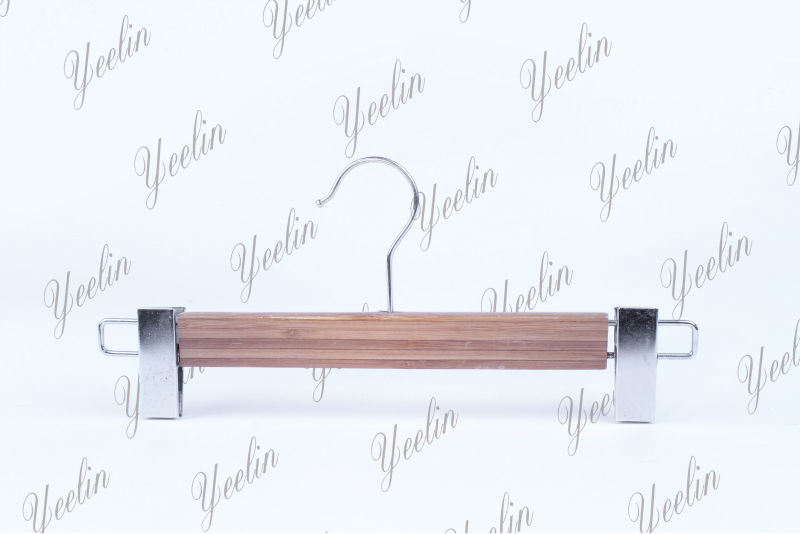 New Design Clothes Bamboo Hanger (YLBM33212-CHRUS1) for Supermarket