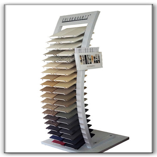 High Capacity Granite Marble Tile Metal Display Stand