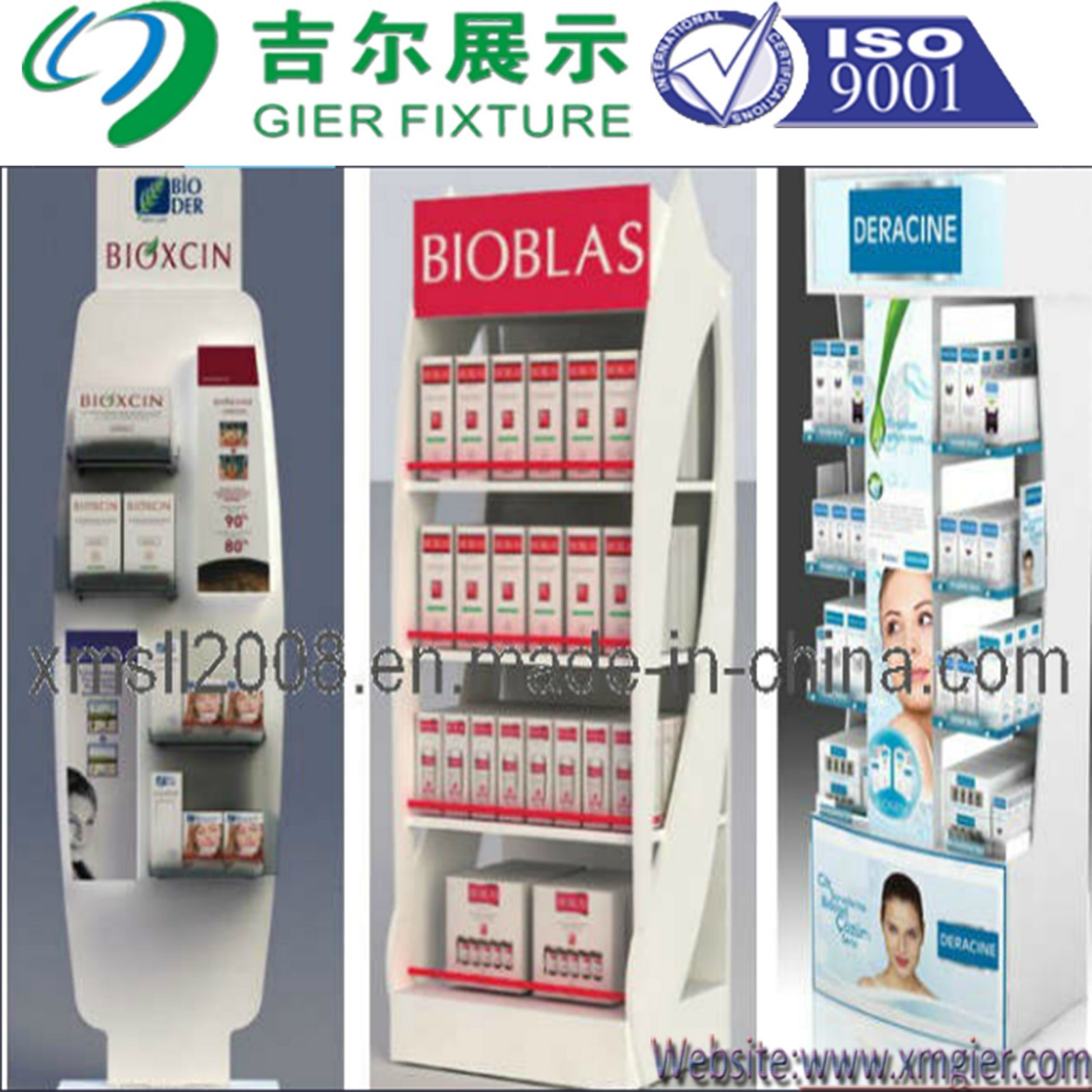 Steel Metal Shop Cosmetic Display for Showcase (GDS-043)