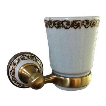 Zinc Ceramic Single Tumbler Holder