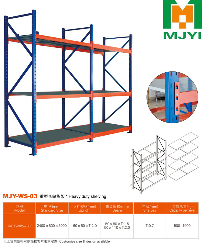 Heavy Duty Pallet Rack Shelf for Warehouse Storage