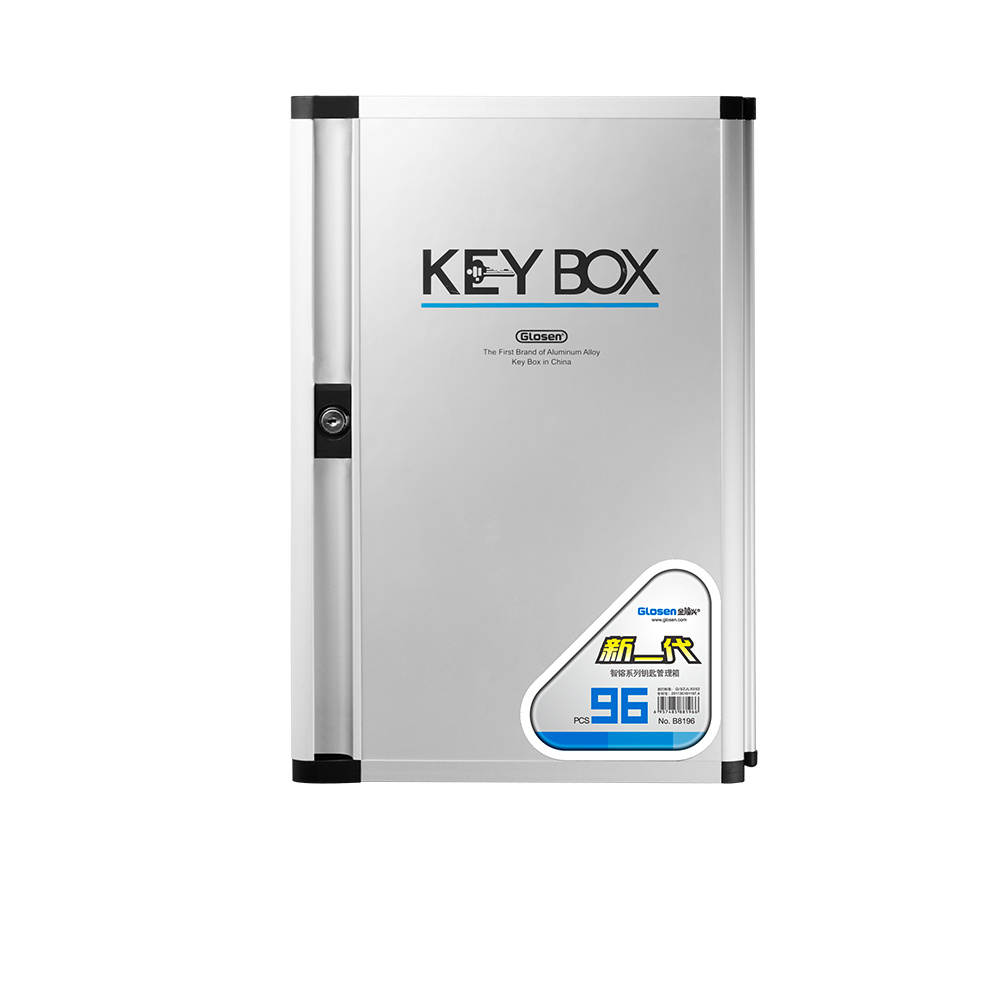 Wall-Mount 96 Keys Holder Aluminum Key Box for Office