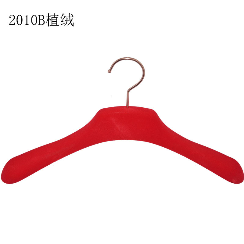 Luxury Brand Fashion Shop Display Custom Plastic Coat Rubber Coating Hanger