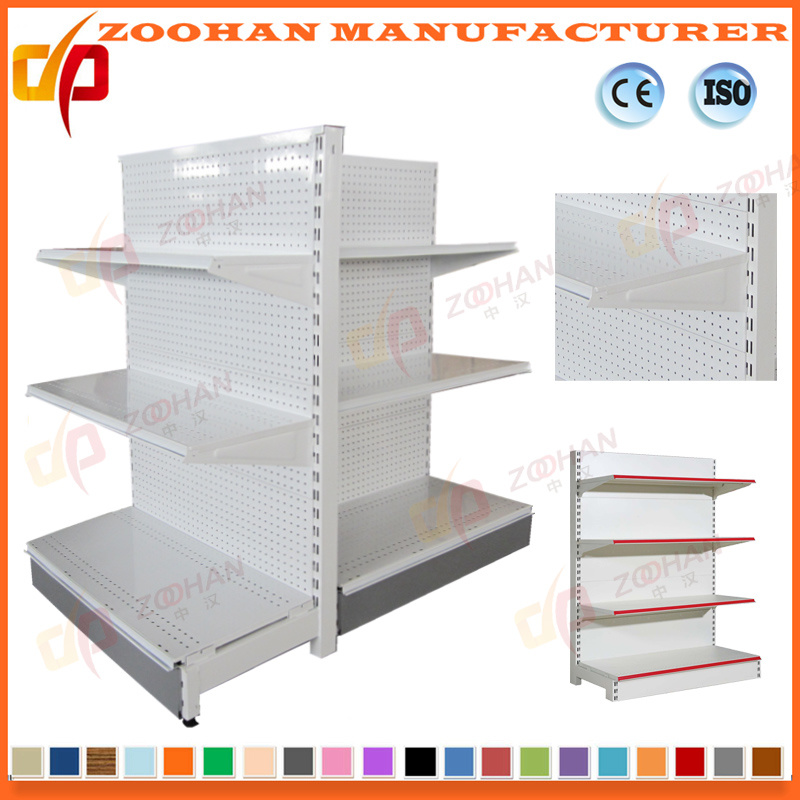 Supermarket Display Gondola Double Sides Stand Store Shelf (Zhs659)