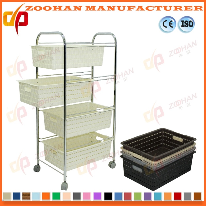 Metallic Store Fruit and Vegetable Display Stand Shelves Rack (Zhv48)