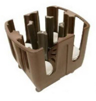 4 Dividers Adjustable Dish Caddy for Restaurant (JW-DC160)