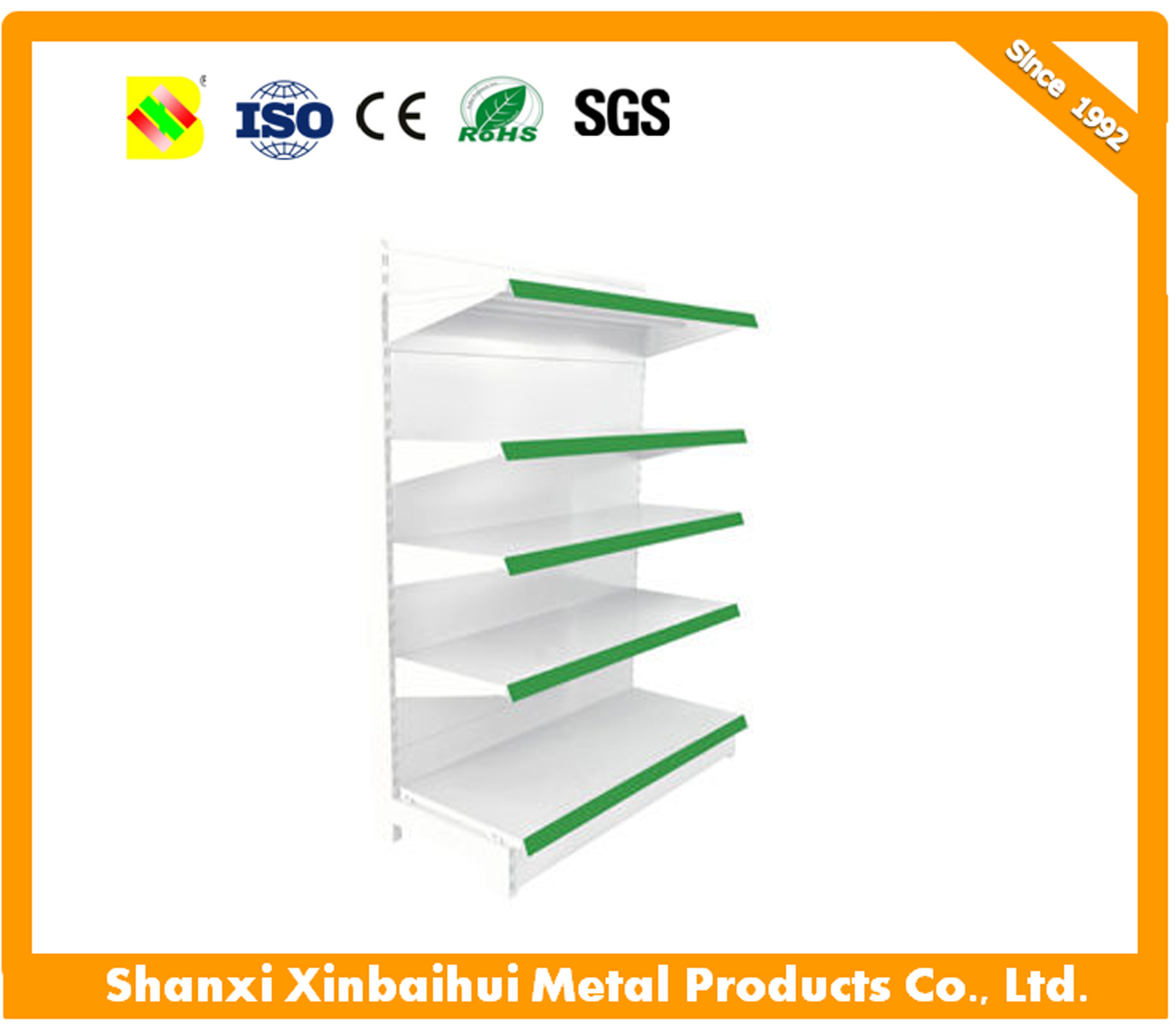 Supermarket Shelf with Bearing Capacity of 150kg Per Layer, Available in Various Models