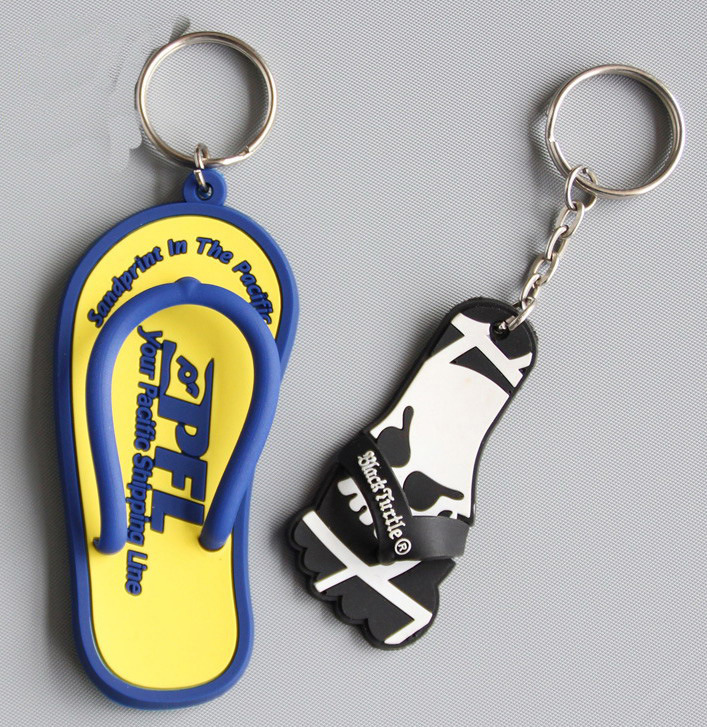 Hot Sales 3D Cartoon Rubber Key Chain for Gift